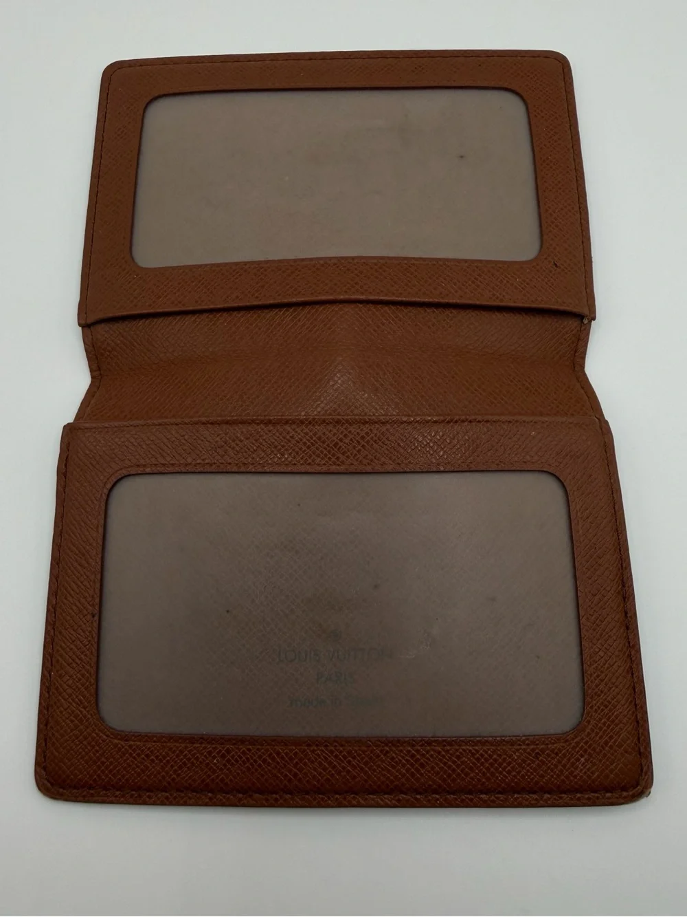 Louis Vuitton Monogram ID Card Case Holder Wallet Canvas Mint! CA1905 Vtg 1995